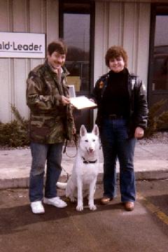 Cher Car Kennels trained Police Dog