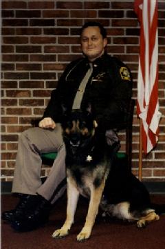 Cher Car Kennels trained Police Dog