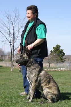 Cheryl Carlson and Dutch Shepherd "Becker"
