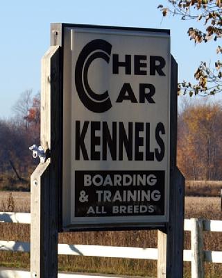 Cher Car Kennels sign