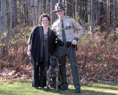 Officer David Roos, Vermont State Police & K9 Tori