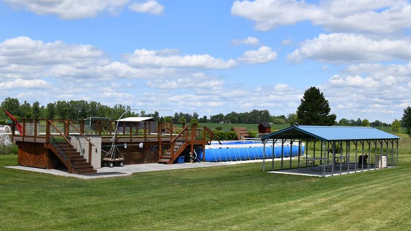Dock Jumping Pool at Cher Car Kennels